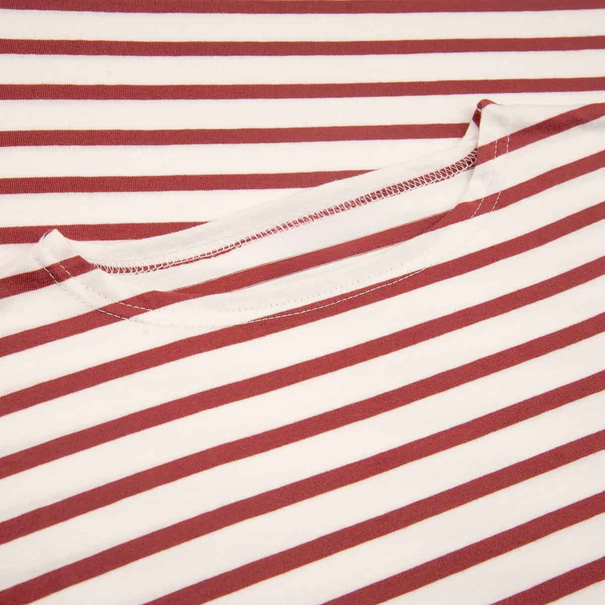 Striped Loose Fit T-Shirt 100% Organic Cotton