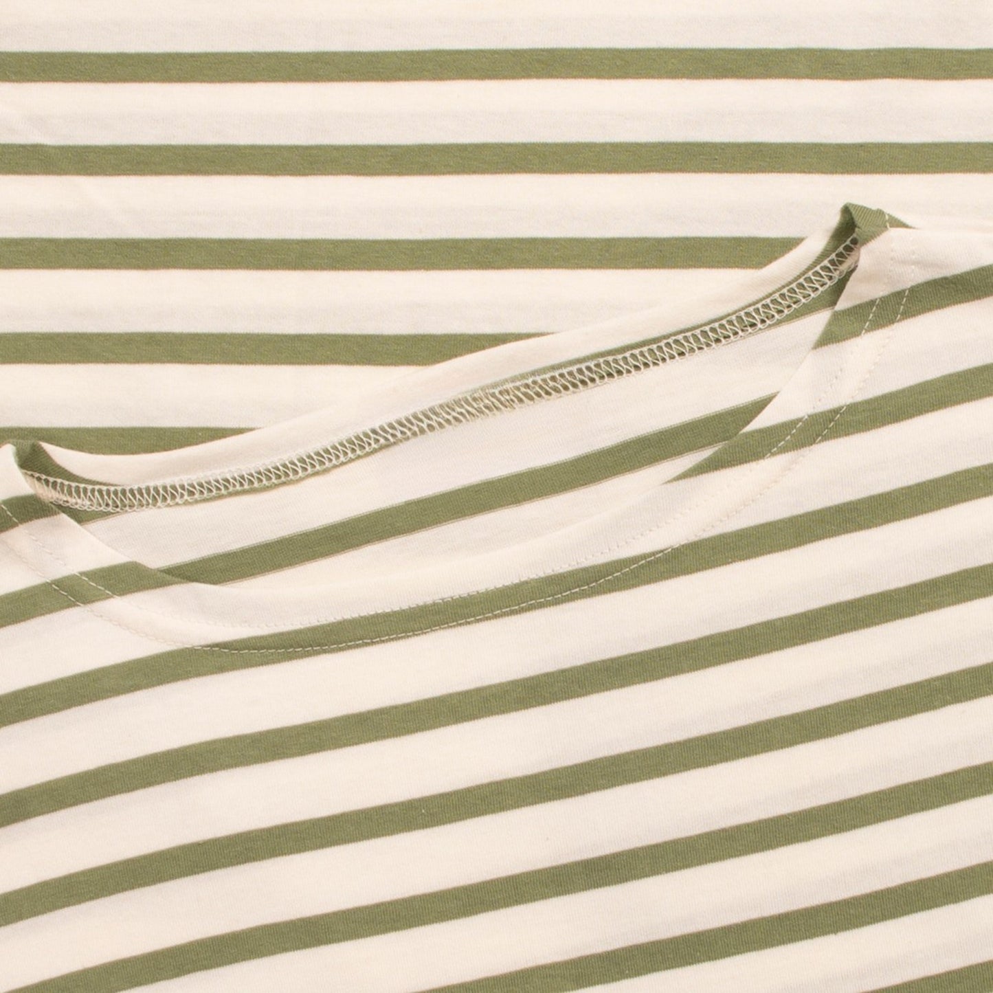 Striped Loose Fit T-Shirt  100% Organic Cotton