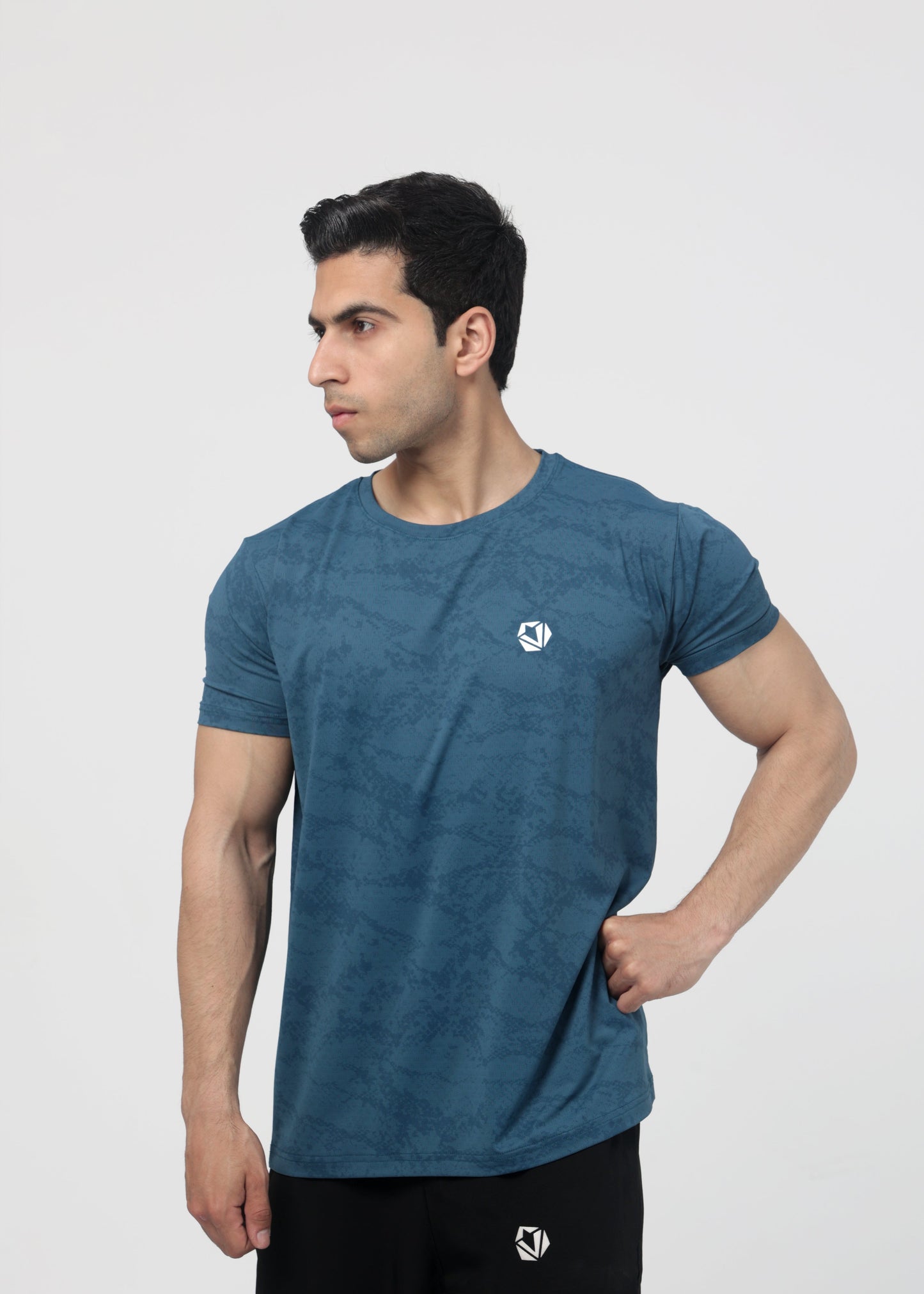Max Performance - Textured Mesh Spandex Tee Tracksuit