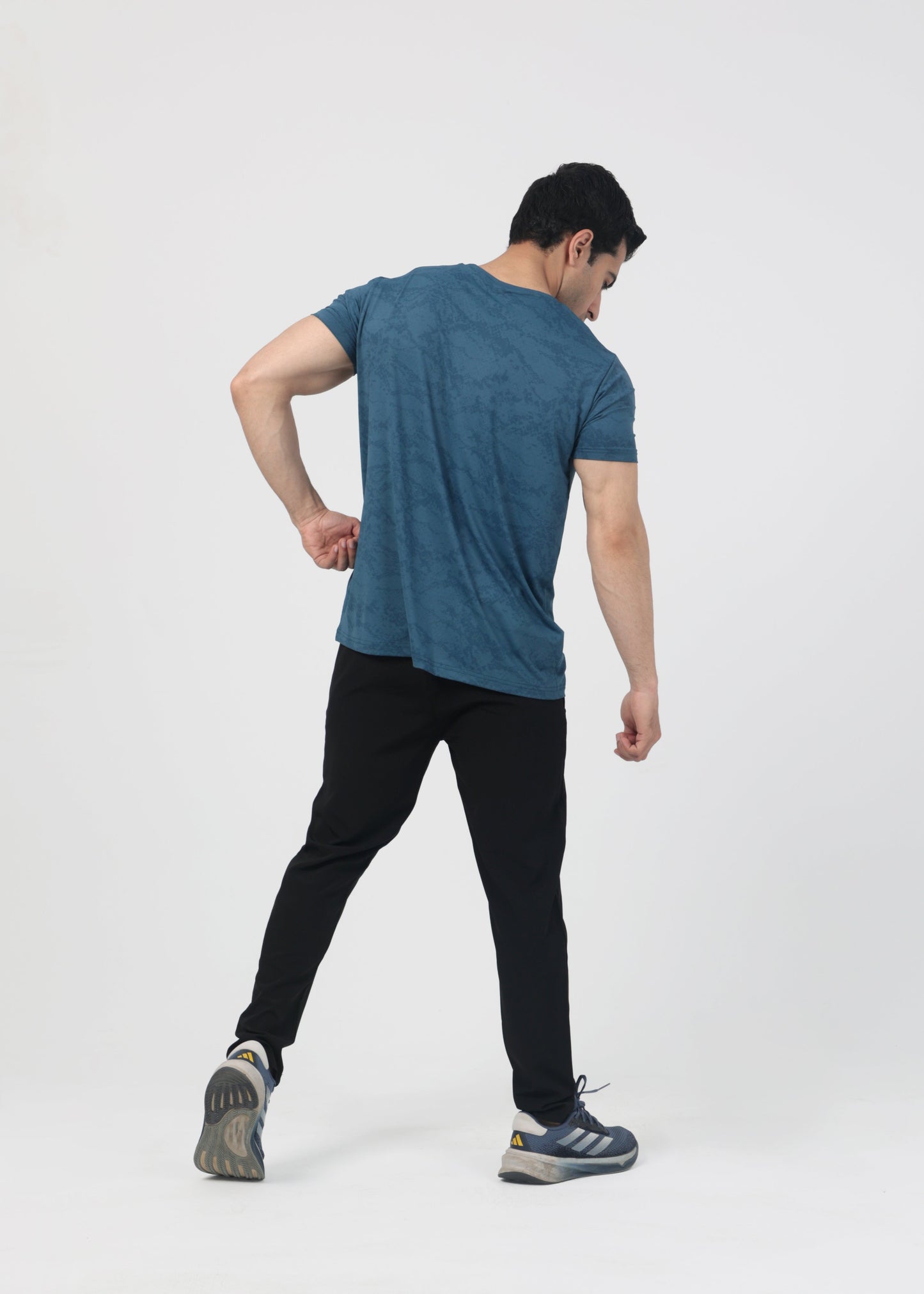 Max Performance - Textured Mesh Spandex Tee Tracksuit