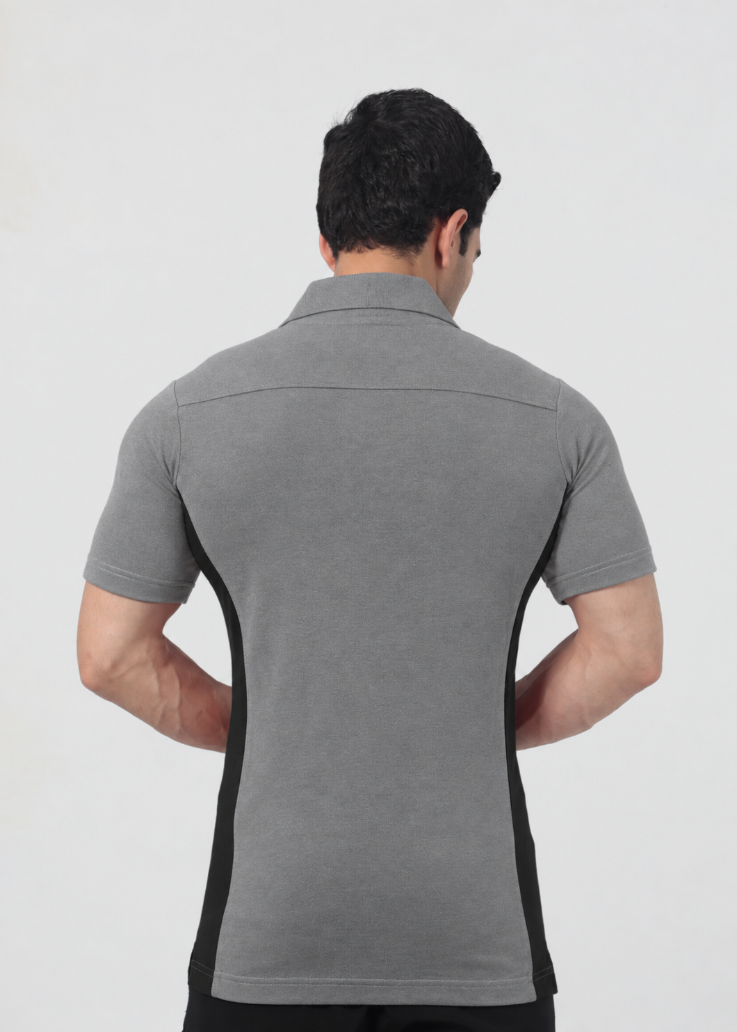 Prime - Grey & Graphite Grey Polo